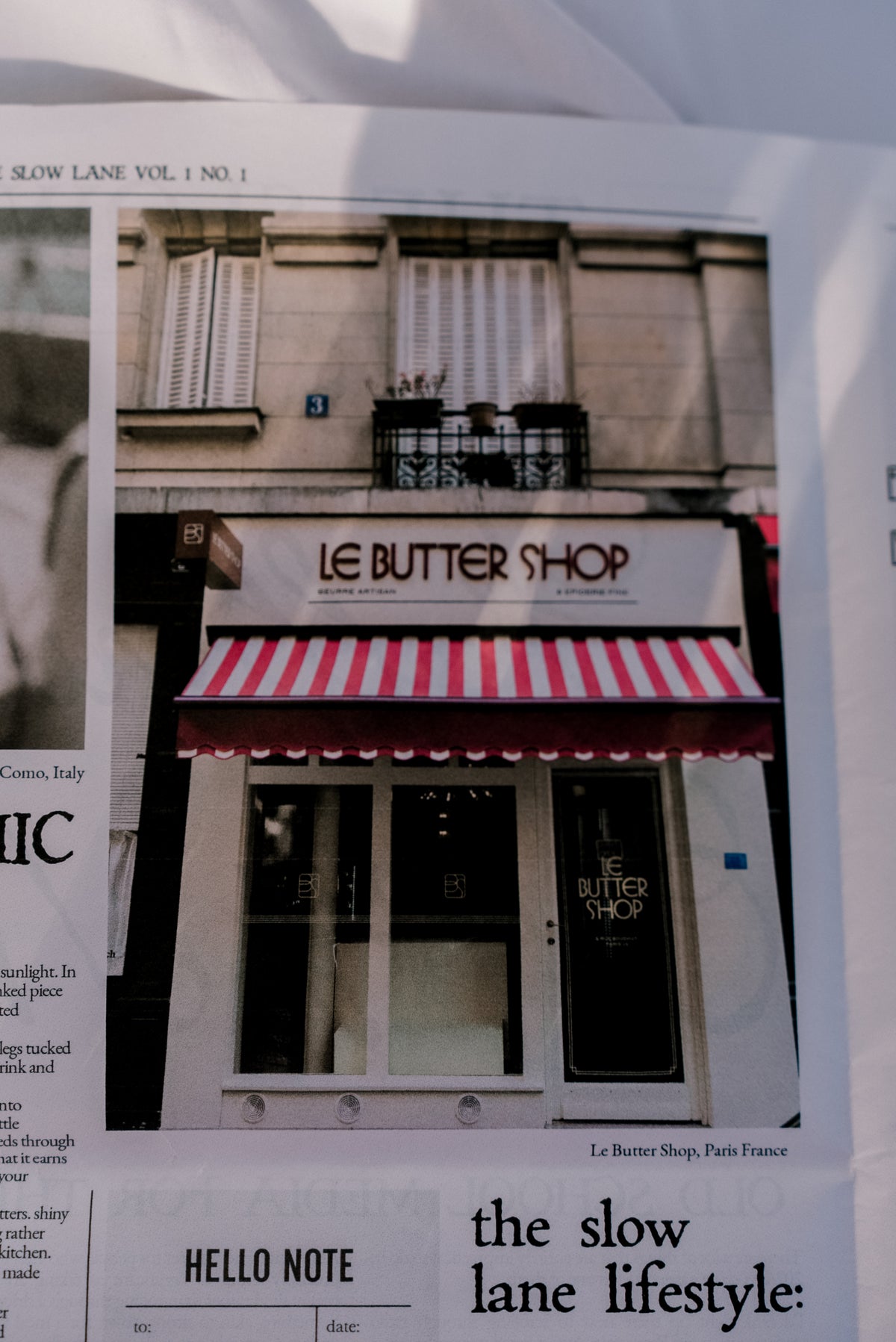 The Slow Lane — One Month Only